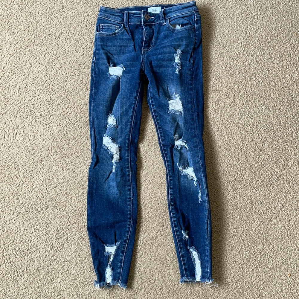 Distressed Skinny Jeans